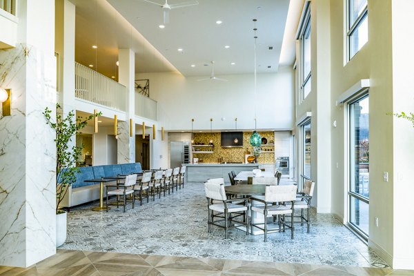 clubhouse/lobby at Bri at the Village Apartments