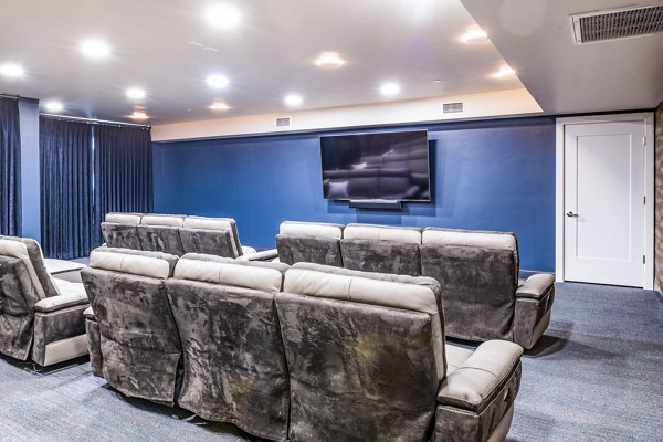clubhouse theater at Bri at the Village Apartments