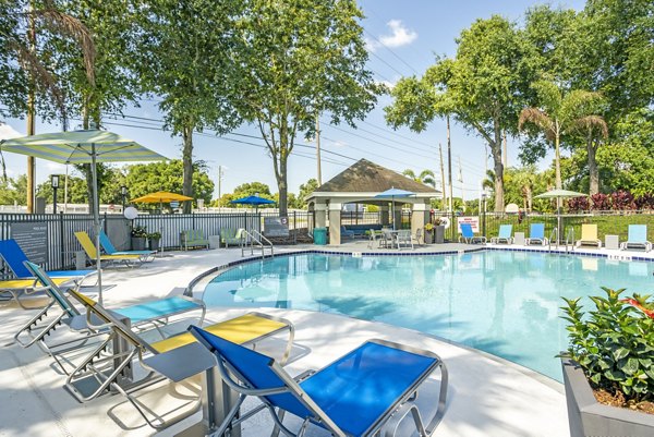 pool at Fusion Apartments