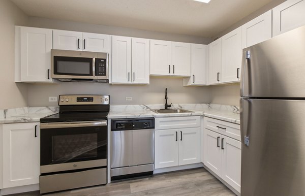 kitchen at Luna Park Apartments