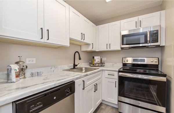 kitchen at Luna Park Apartments