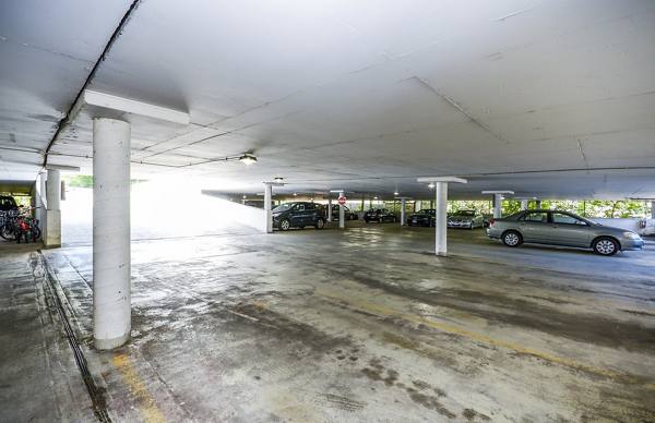 garage/cover parking at 215 Oak Grove Apartments