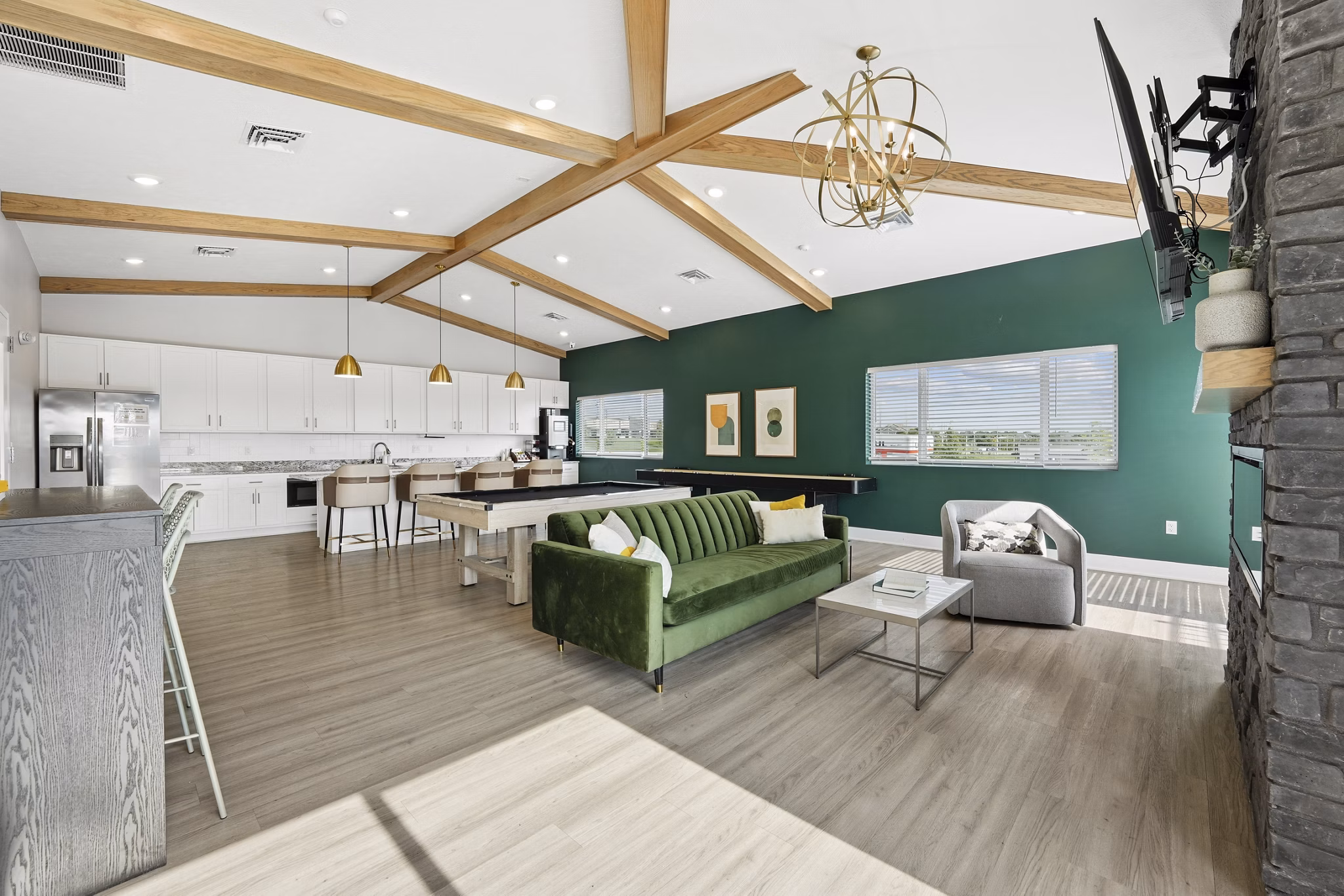 clubhouse at Allora 168 Apartments