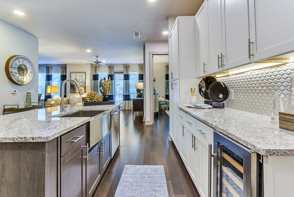 kitchen at The Laurel Preston Hollow Apartments