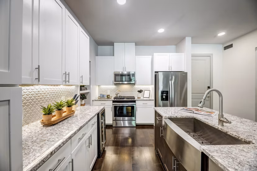 kitchen at The Laurel Preston Hollow Apartments