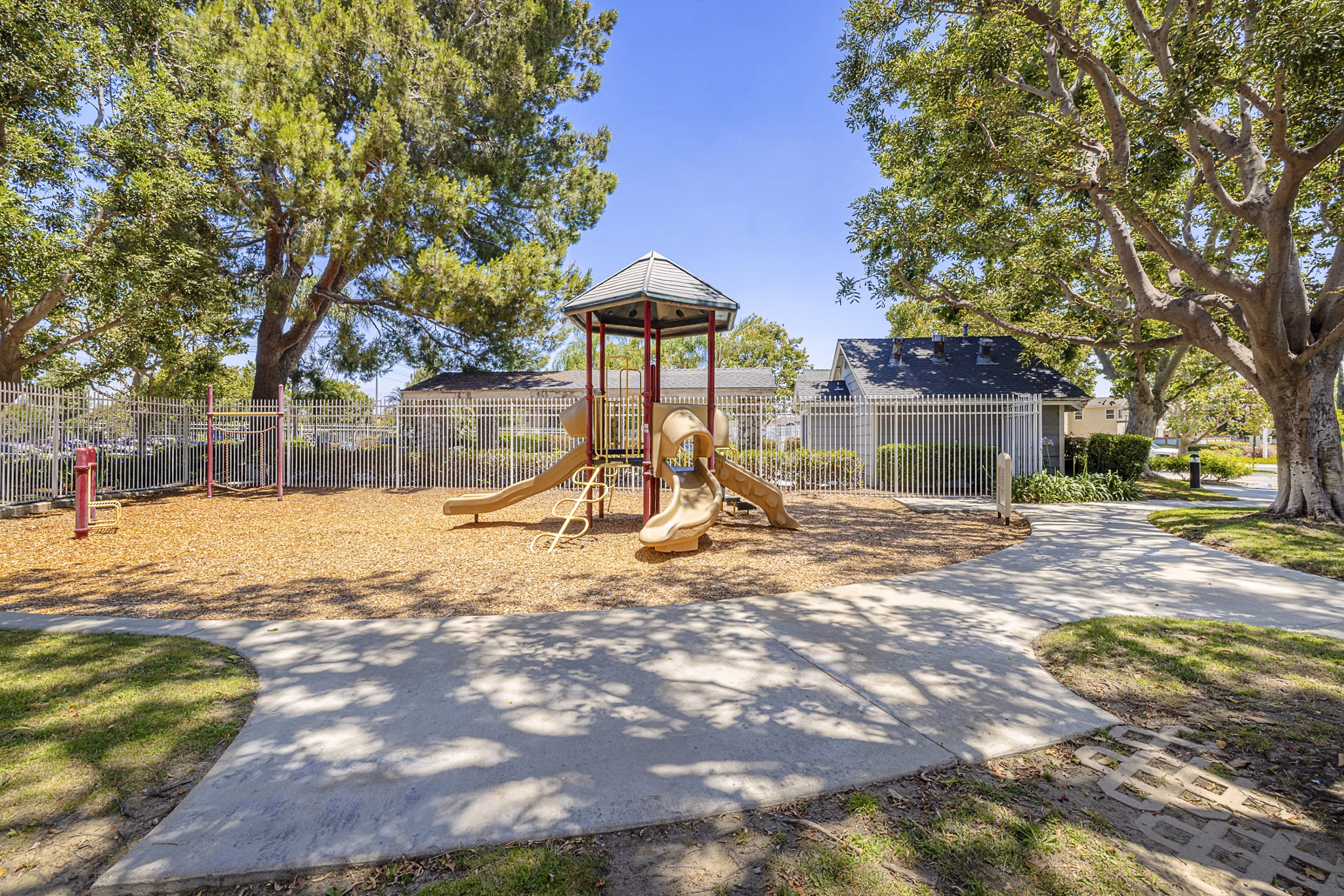 Playground with modern equipment at The Landing Apartments, Greystar's luxury community for active lifestyles