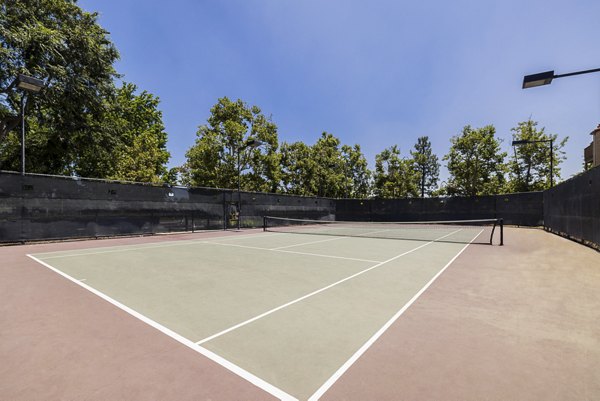 Sport court for basketball and tennis at The Landing Apartments