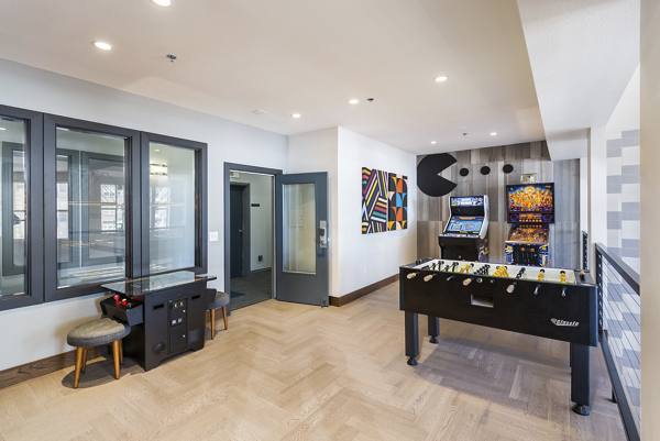 game room at City Gate Apartments