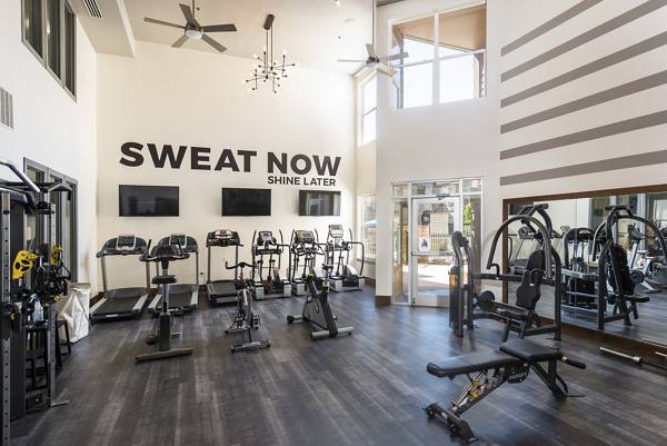 fitness center  at City Gate Apartments