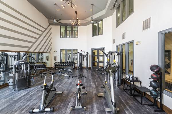 fitness center  at City Gate Apartments