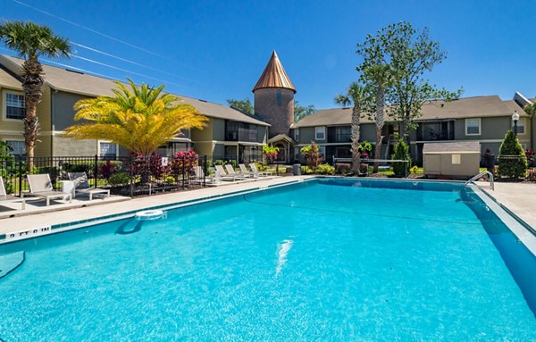 pool at Castilian Apartments