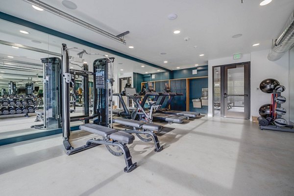 fitness center at Sloane Apartments