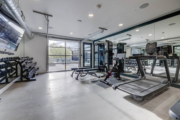 fitness center at Sloane Apartments