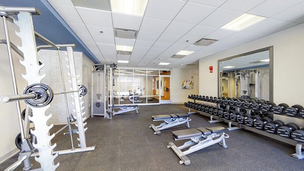 fitness center at Trillium Apartments