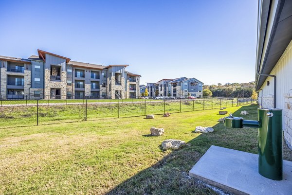 dog park at Cascades at Onion Creek Apartments