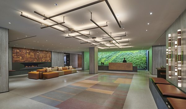 Elegant clubhouse with modern design at Crossing DC Apartments
