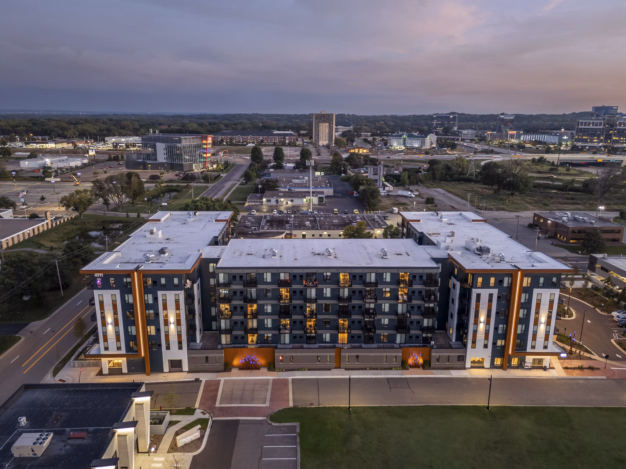 building at The Eddi Apartments
