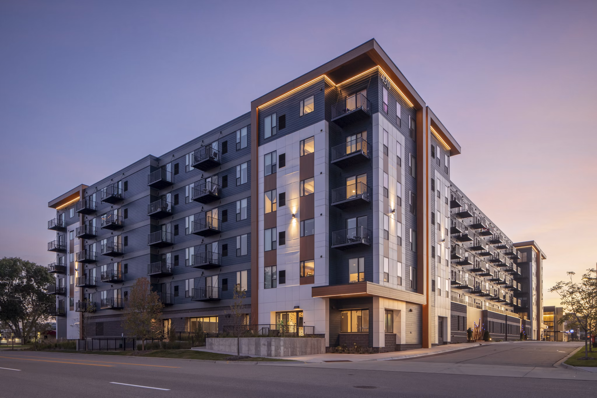 building at The Eddi Apartments