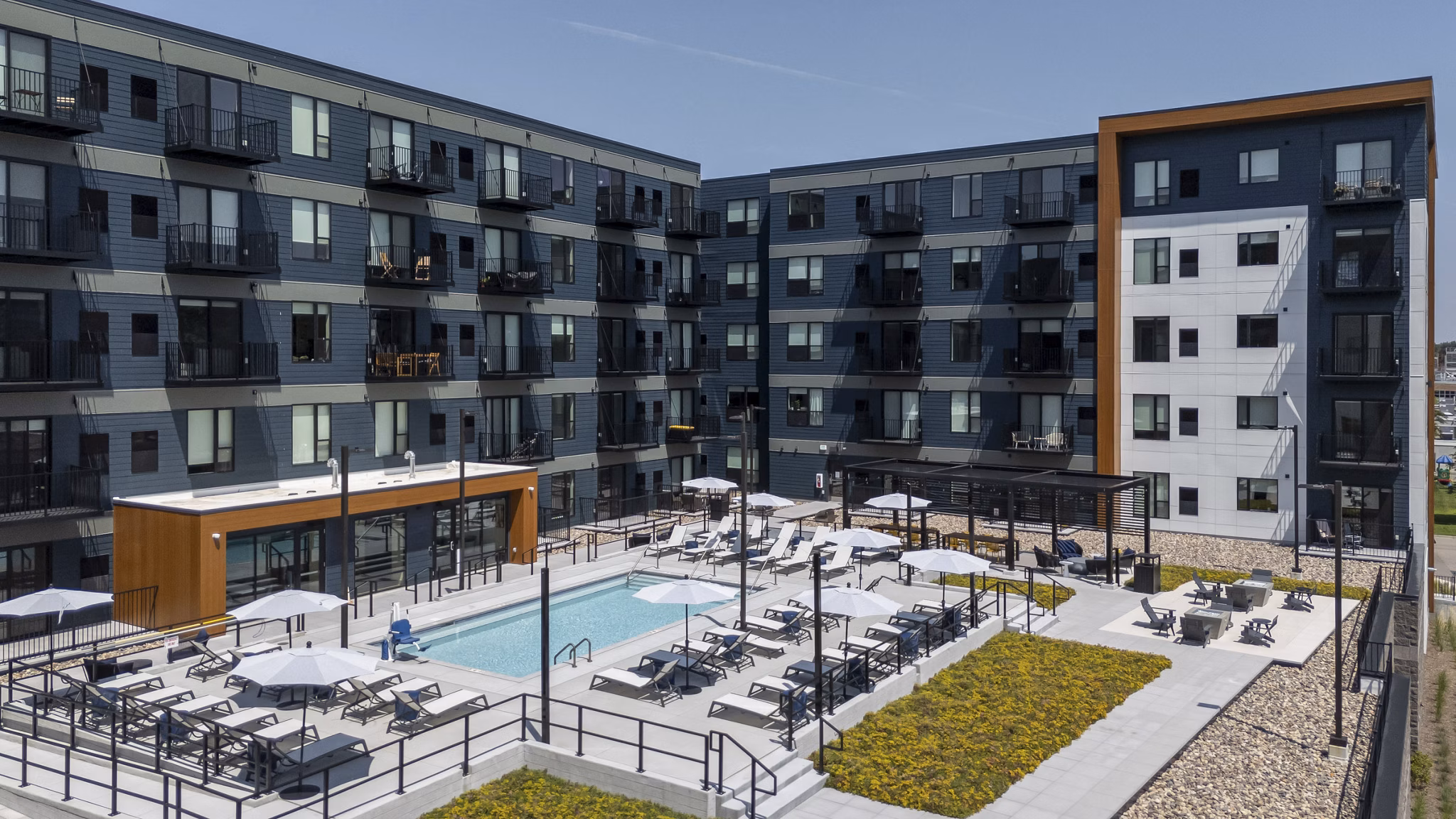 pool at The Eddi Apartments