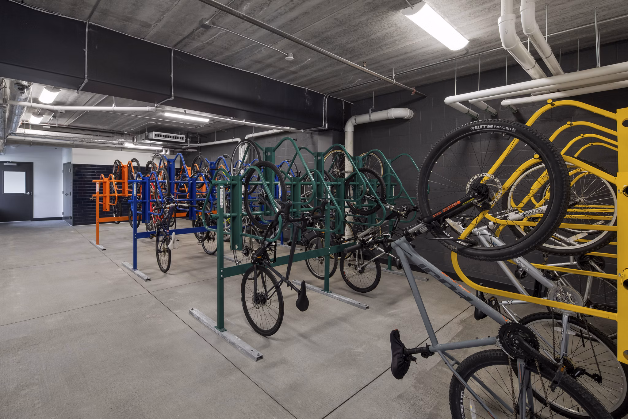 bike storage at The Eddi Apartments