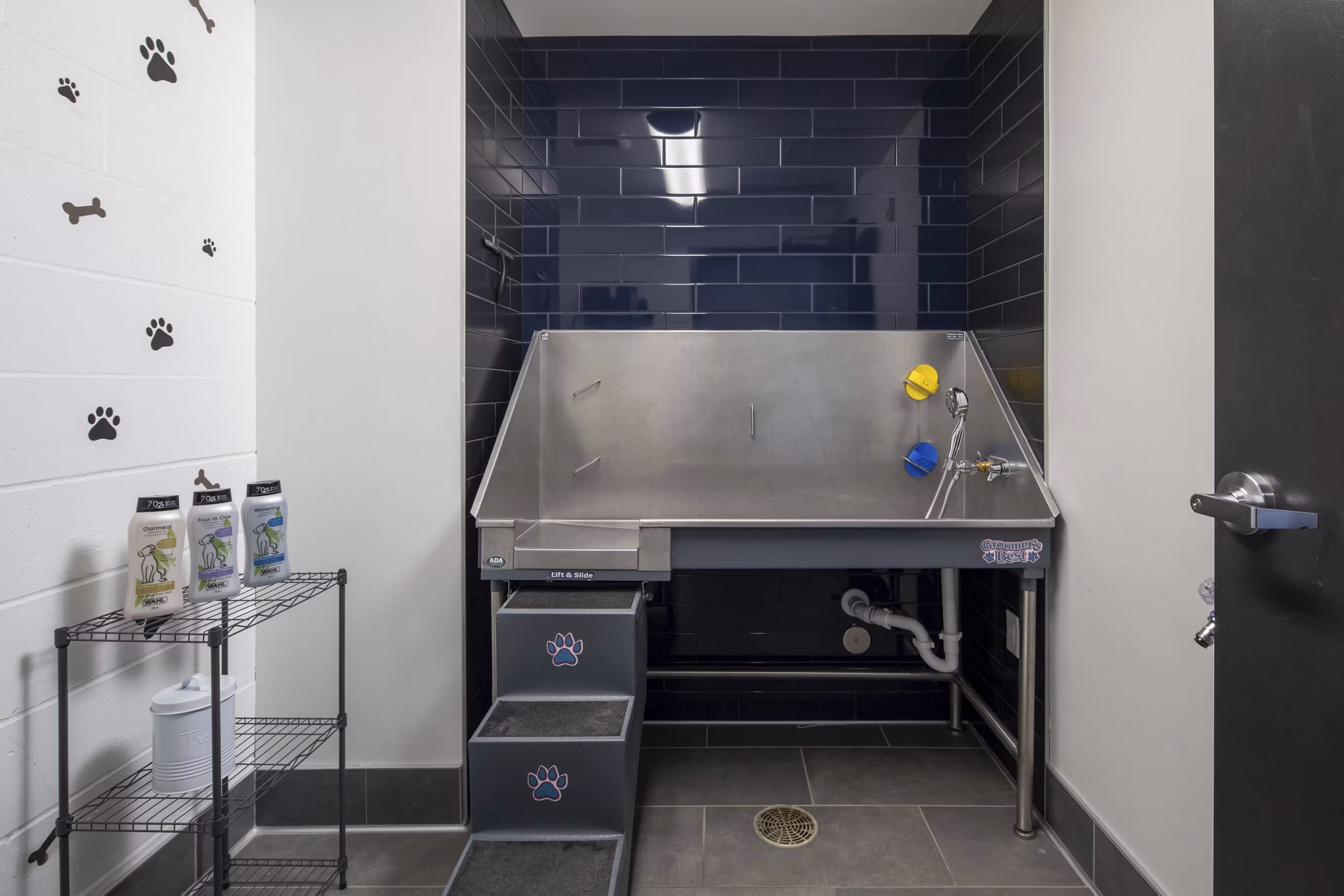 dog wash station at The Eddi Apartments