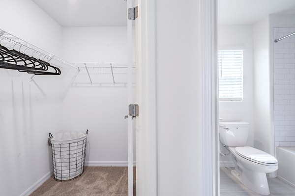 Modern bathroom with elegant fixtures at Balcara 301 in Sun City Apartments