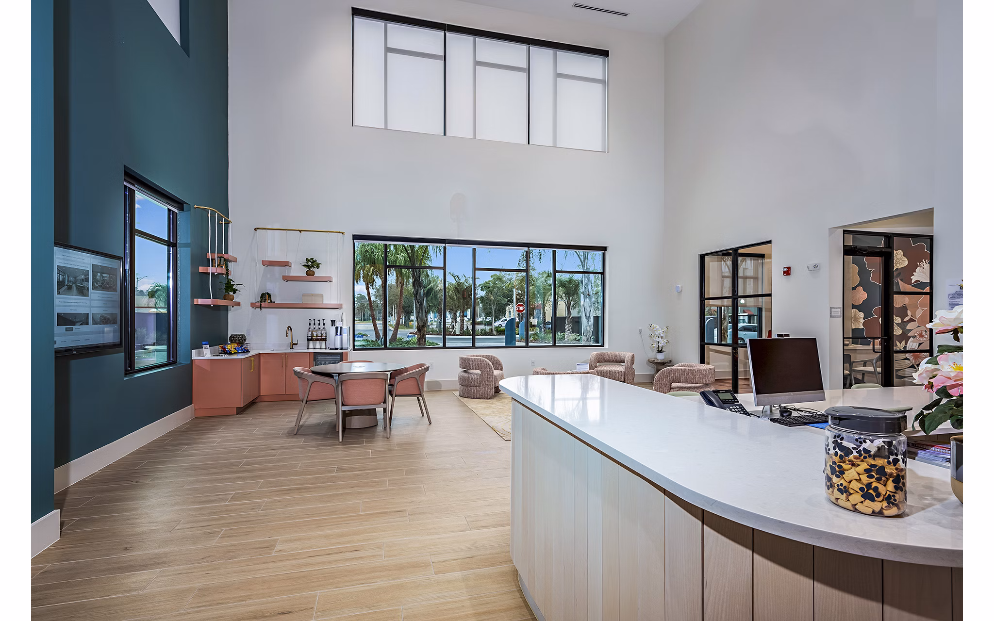 Clubhouse featuring luxurious seating and modern design at Presidium Regal Apartments