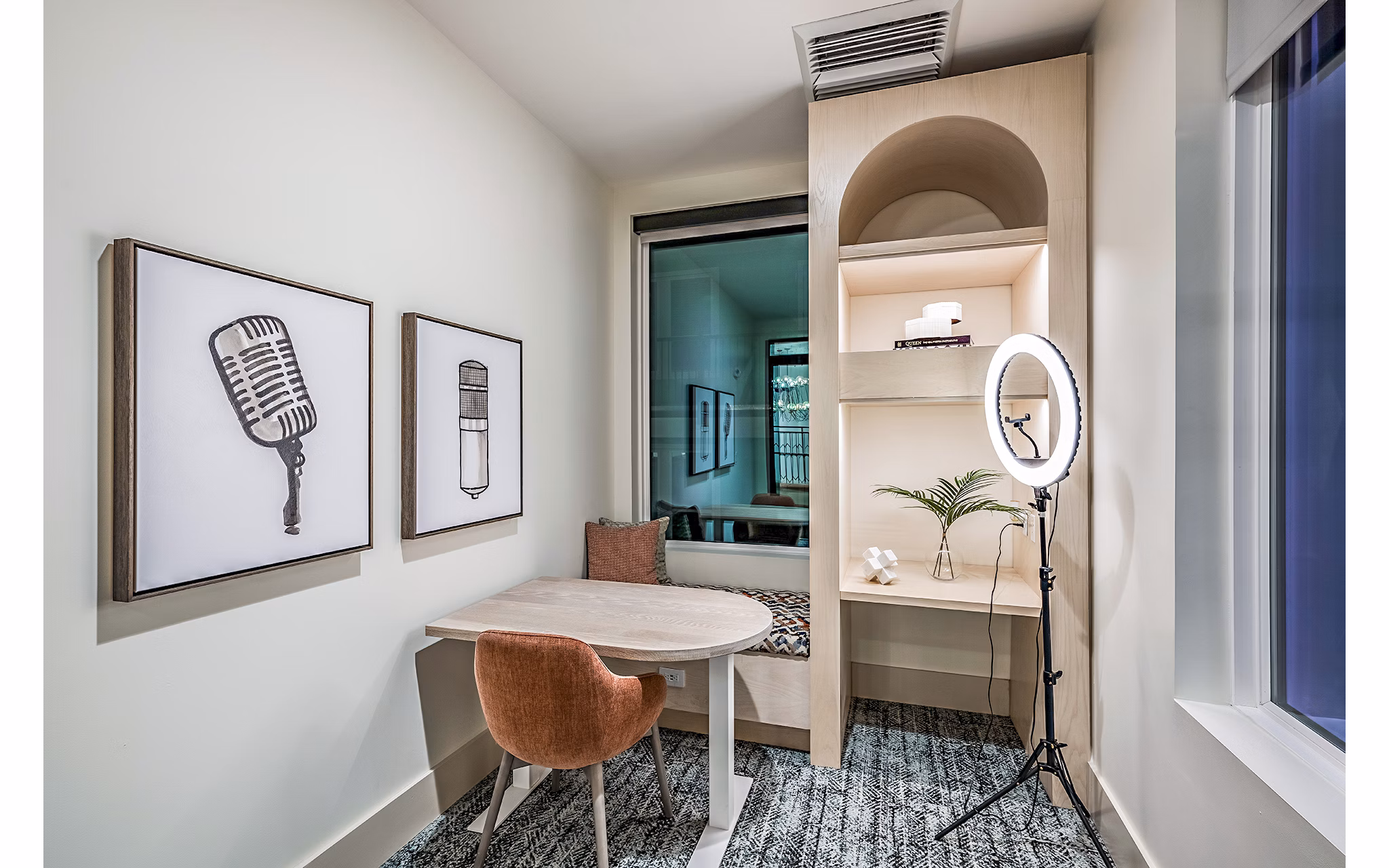 Clubhouse studio featuring modern design elements at Presidium Regal Apartments