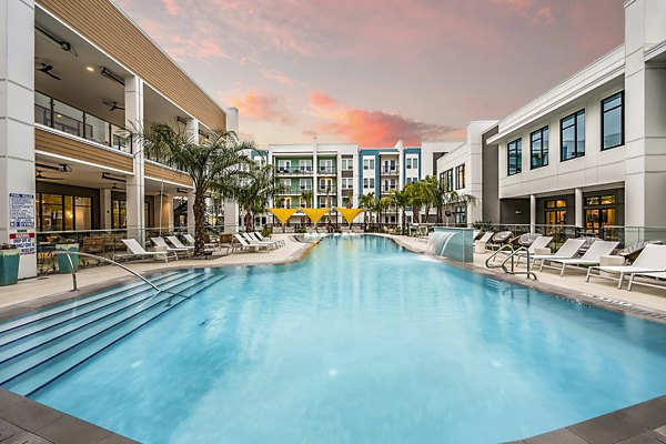 Inviting outdoor pool area at Presidium Regal Apartments