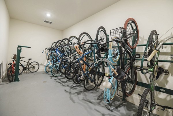 Bike storage facilities at Riverwood Apartments offering secure and convenient solutions for residents' cycling needs