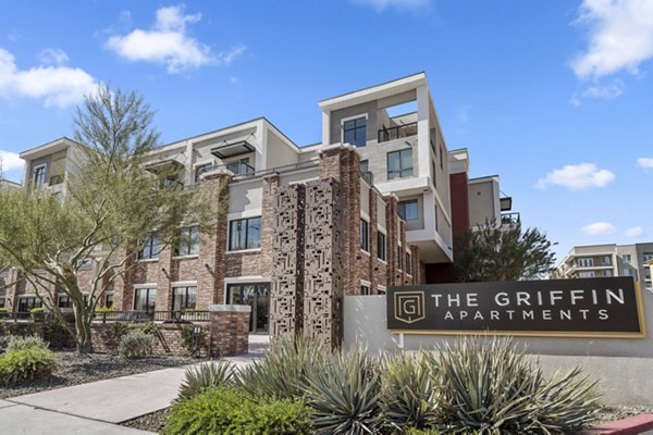 exterior at The Griffin Apartments