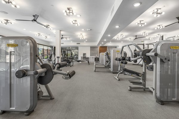 fitness center at The Griffin Apartments