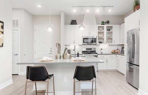 kitchen at The Griffin Apartments