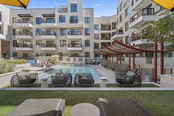 pool at The Griffin Apartments,