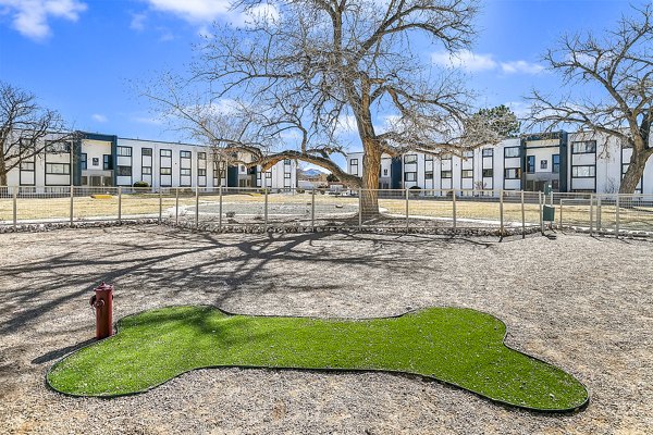 dog park at Tesota Four Hills Apartments