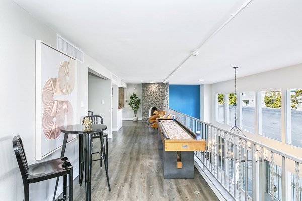 Clubhouse with a modern design at Tesota Morningside Apartments offering luxury amenities