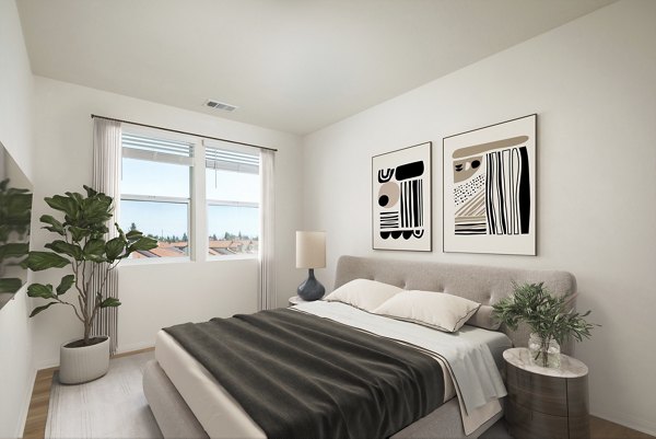 bedroom at Calista Luxury Townhomes