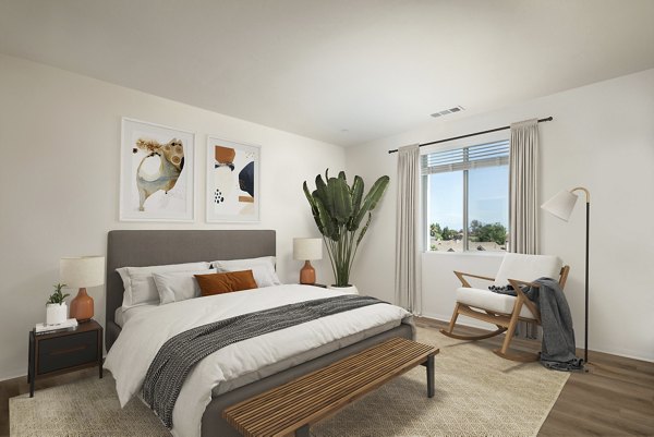 bedroom at Calista Luxury Townhomes
