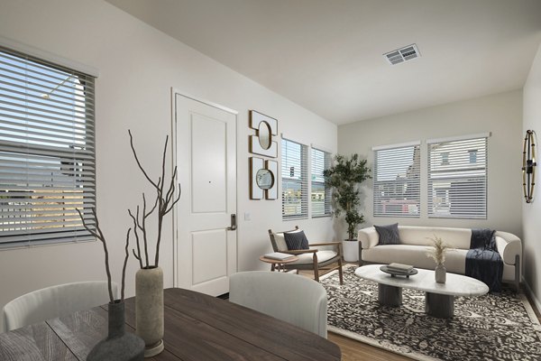 dining area at Calista Luxury Townhomes
