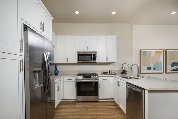 kitchen at Aventura Bellevue Apartments