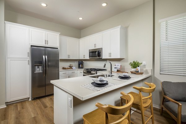 kitchen at Aventura Bellevue Apartments