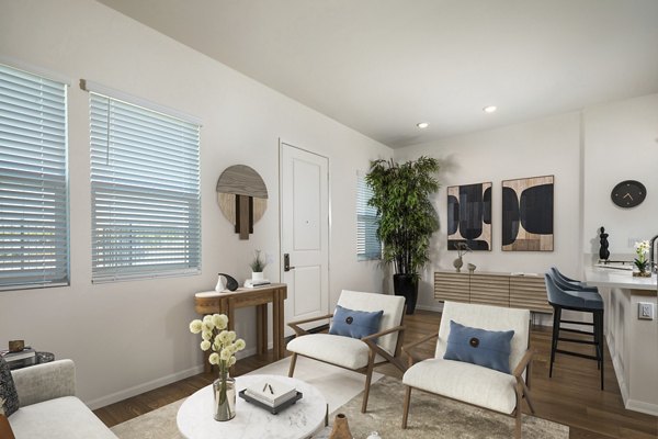 living room at Calista Luxury Townhomes