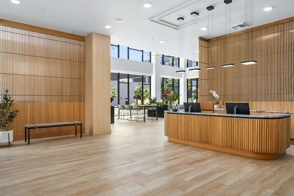 Modern clubhouse with elegant seating and entertainment areas at Broadstone Strata Apartments