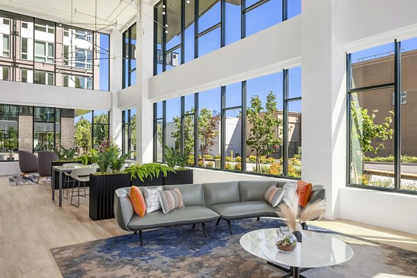 Contemporary clubhouse with stylish seating and modern decor at Broadstone Strata Apartments