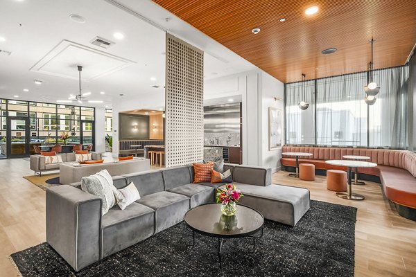Elegant clubhouse with modern furnishings at Broadstone Strata Apartments