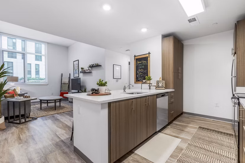 kitchen at Union on Knox Apartments