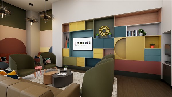 clubhouse at Union on San Antonio Apartments