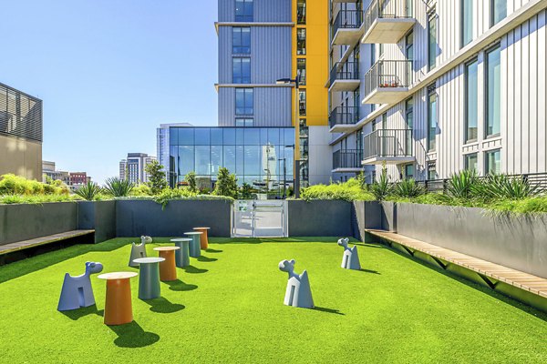 dog park at Union on San Antonio Apartments