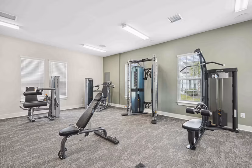 fitness center at Ailsa Village Apartments 