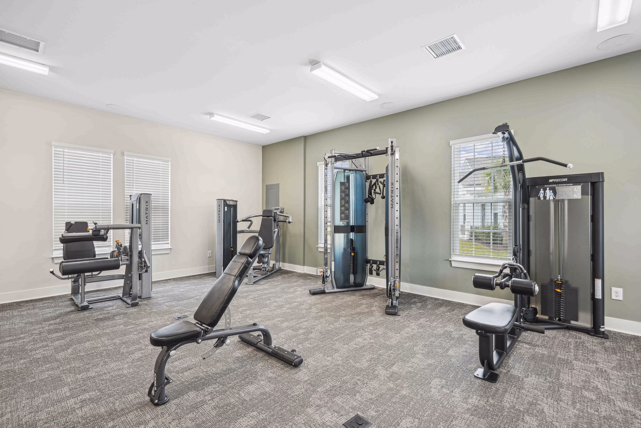 fitness center at Ailsa Village Apartments 